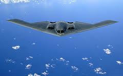 The B-2 Spirit Stealth Bomber.